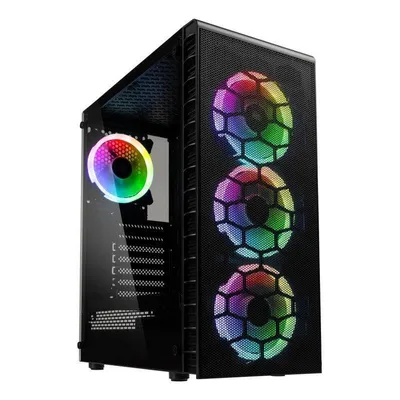 Obrázek produktu pro Kolink Observatory Lite Mesh, Midi Tower, PC, Černá, ATX, Micro ATX, Mini-ITX, Síťovina, Plast, Ocel, Temperované sklo, 16 cm