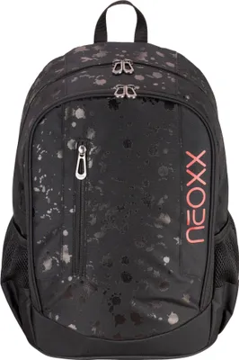 Image de neoxx sac d'école pour ordinateur portable Flow School Backpack Splash In Black noir