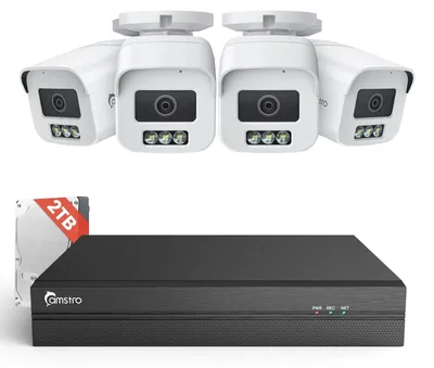 Zdjęcie produktu dla System kamer monitoringu - Kamera monitoringu - Kamera CCTV - Kamera bezpieczeństwa - Bezpieczeństwo - 8 kanałów, rozdzielczość 4K
