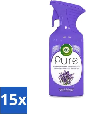 Image de Air Wick – Spray d'ambiance – Lavande violette – 250 ml - Pack économique - 15 pièces