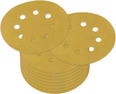 Productafbeelding van Schuurpapier voor excentrische schuurmachine, 125 mm, korrel P400, 10 stuks