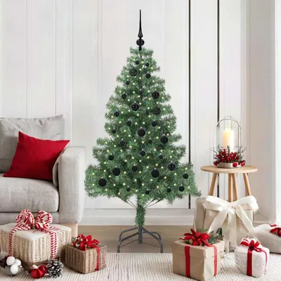 Immagine prodotto di Maison Exclusive - Albero di Natale con 150 LED con supporto verde 150 cm PVC