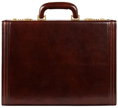 Productafbeelding van Leren attachékoffer - Aktetas van volnerfleer - Laptoptas tot 15"