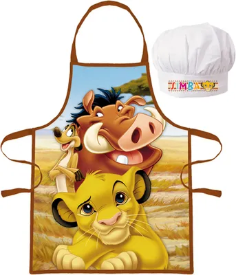 Produktbild von Kinderschürze mit Kochmütze Der König der Löwen