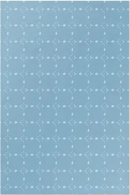 Produktbild von Feines, subtiles regelmäßiges Muster – Vinylteppich – 60x90 cm – Indoor Teppich – Flur – Pflegeleicht – Modern