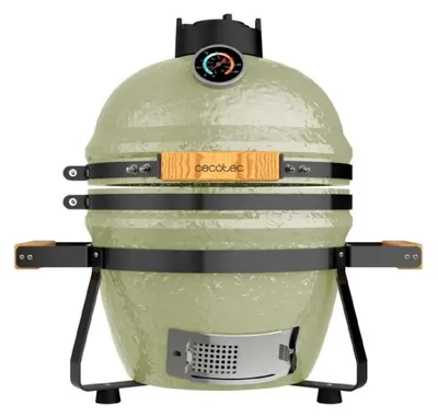 Produktbild von Cecotec 3248, Kamado Grill/Grill, Holzkohle + Brennholz, 1000 °C, 66 cm, Viskose, Egg