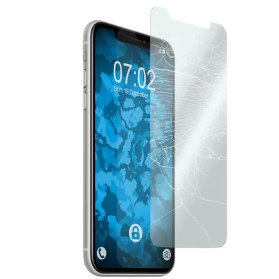 Produktbild von 2er-Pack PhoneNatic Glas-Folie klar  kompatibel mit Apple iPhone 11 / XR - Panzerglas für iPhone 11 / XR