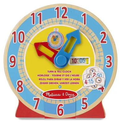 Obrázek produktu pro Melissa & Doug dřevěné výukové hodiny