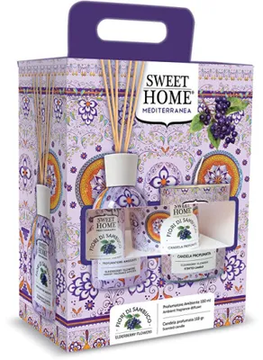 Image de Coffret cadeau avec diffuseur d'arômes et bougie aux fleurs de sureau