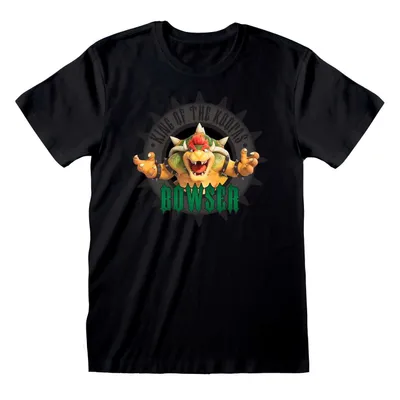 Produktbild von Nintendo Super Mario Bros Movie - Bowser Circle - Black T-Shirt - Größe L