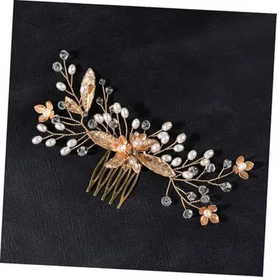 Produktbild von 2 Stück Braut Haarkamm mit Kristallen Hochzeits Haarschmuck Handgefertigtes Accessoire für Braut für Hochzeiten und Besondere Anlässe