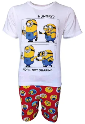 Produktbild von Schlafanzug kurz Minions Rot 122 cm