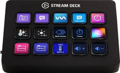 Productafbeelding van Elgato Stream Deck MK.2, zwart, 15 knoppen, 10GBA9901