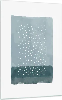 Produktbild von Bilder auf glas - Einteilig - Aquarell Modern Blau - 70x100cm - Glasbilder - Wandbilder - Bilder - zum Aufhängen bereit - Wanddekoration aus Glas - Glas Bilder - Wandbild auf Glas - GPA70x100-4550