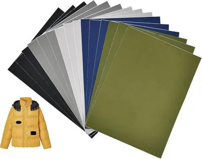 Image de Patchs de réparation pour vêtements - 15 pièces - 20 x 15 cm - Imperméables - Réparer les vêtements - Patchs pour fermetures éclair