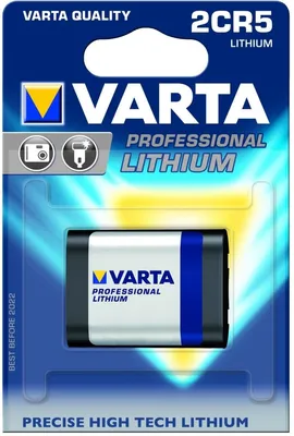 Produktbild von Varta -2CR5, Einwegbatterie, 6V, Lithium, 6 V, 1 Stück(e), 1400 mAh