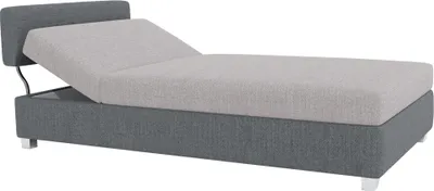 Obrázek produktu pro Kondela Jednolůžková postel (válenda) s úložným prostorem Domen New - tmavě šedá / šedá