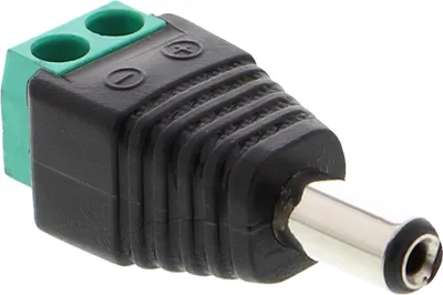 Produktbild von DC Steckadapter mit Schraubklemmenterminal - Männlich