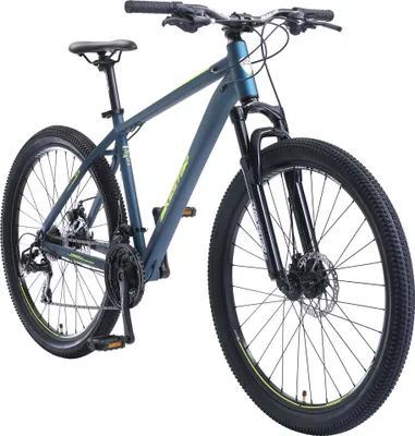 Produktbild von BIKESTAR Alu Mountainbike 27.5 Zoll | 21 Gang Hardtail Sport MTB 18 Zoll Rahmen Scheibenbremse Federgabel | Blau Gelb