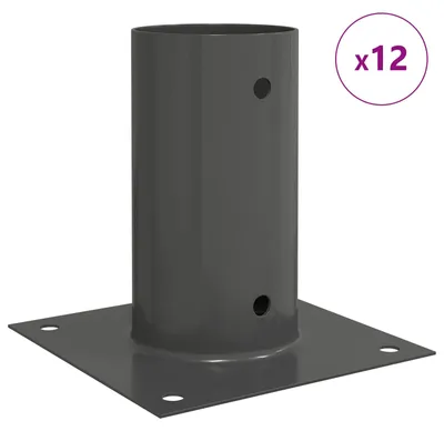 Zdjęcie produktu dla Okrągły kotwicy gruntowej 12 pcs antracytowy 15 x 15 x 15 cm