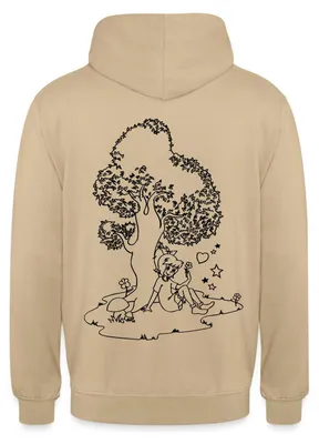 Produktbild von Spreadshirt Bibi Blocksberg Mit Bibi Und Großem Baum Uni Hoodie, M, Beige