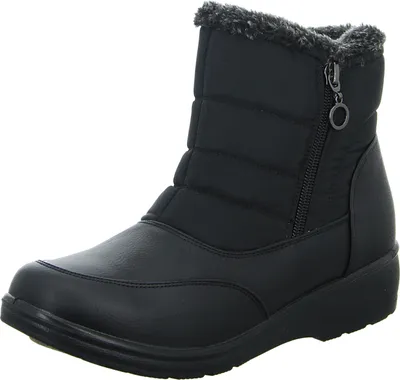 Produktbild von Donna Andrea Damen-Stiefelette gefüttert Schwarz, Farbe:schwarz, EU Größe:39