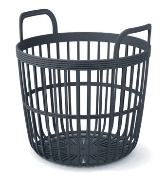 Obrázek produktu pro Úložný koš s uchy ZOE BASKET antracit 36,4 x 35,9 x 36,4 cm