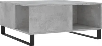 Obrázek produktu pro vidaXL Konferenční stolek Concrete Grey 80x80x36,5 cm Dřevěný materiál