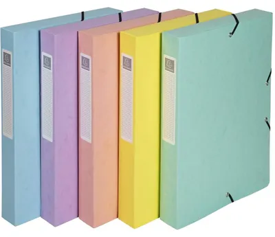 Immagine prodotto di EXACOMPTA 59560E EXACOMPTA Aquarel scatola di raccolta, DIN A4, 40 mm, colori assortiti