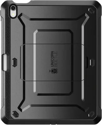 Produktbild von Supcase, iPad Air 13 2024 / 13 2025 stoßfeste Rundumhülle mit Ständer, Schwarz
