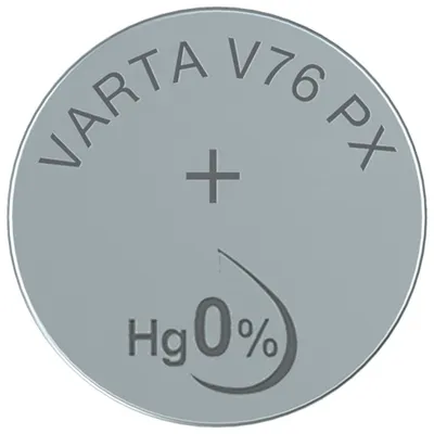 Produktbild von Varta Silberoxid-Knopfzelle, SR44/V76PX, 1,55 V/145 mAh 4075 101 401