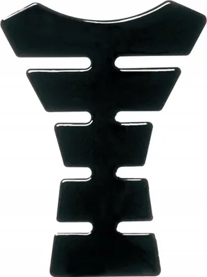 Produktbild von TankPad schwarzer Aufkleber 5 Ausschnitte für Tank 25cmx17cm