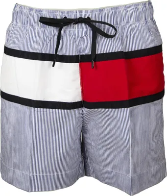 Produktbild von Herren Sea Boxer TOMMY HILFIGER Bademode Pool mit elastischem Bund und externem Kordelzug Artikel UM0UM02066 MEDIUM DRAWSTRING, S, Poliestere 100%