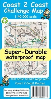 Produktbild von Coast to Coast Challenge Map