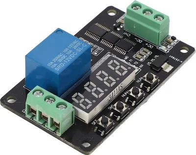 Image de Relais de temporisation 1 canal 12V DC Module de18 fonctions préréglées