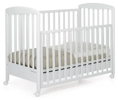 Immagine prodotto di Lettino Foppapedretti Mary con sponda regolabile, bianco