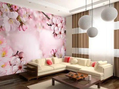 Produktbild von Vlies Fototapete 400x280 cm Tapeten Wandtapete XXL Blumen b-A-0236-a-b