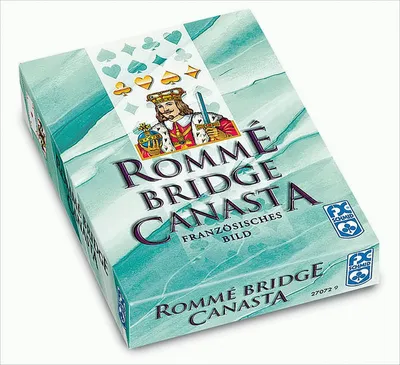 Produktbild von 2 x 55 Blatt Ravensburger Spielkarten Rommé, Bridge, Canasta 27072