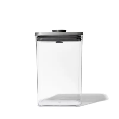 Produktbild von OXO 3118700, Universalbehälter, 2,6 l, Kunststoff, Silikon, Edelstahl, Transparent, Abnehmbarer Deckel, Rechteckig