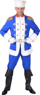 Produktbild von M218234-L blau-weiß Herren Kosaken Kostüm Kosake Gr.L