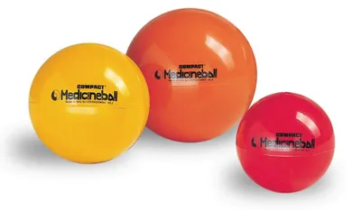 Image de Ensemble de 3 balles de médecine compactes pour les exercices