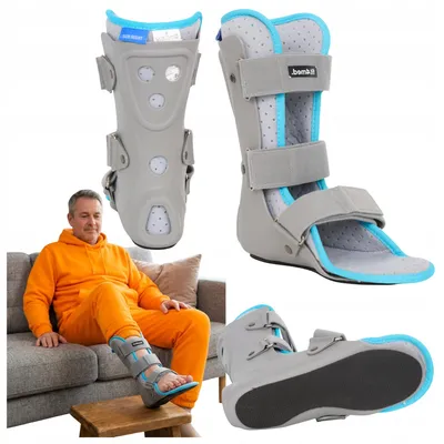 Zdjęcie produktu dla FIT4MED | Orteza stawu skokowego i stopy, stabilizator typu Walker, obuwie ortopedyczne, lewa, rozmiar M