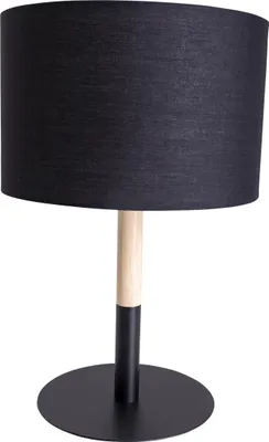 Produktbild von Näve Leuchten Tischleuchte TESSILE mit E14 Tischleuchte TESSILE mit E14 Tischleuchten - Textil-Tischleuchte "TESSILE", Tischlampe im Scandi Style, aus Metall, Kunststoff und Textilmaterial in schwarz, 37 cm hoch, Ø 24 cm, E14-Fassung – Schnurschalter