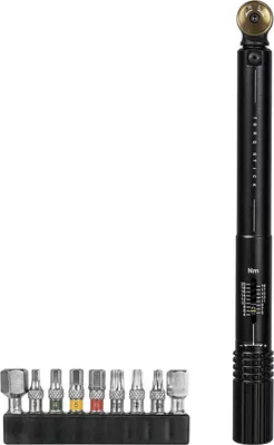 Produktbild von Topeak Torq Stick 4-20 Nm, Werkzeug für Fahrräder, Fahrradtorxschlüssel, Schwarz, Aluminium, Polymer, Stahl, T20, T25, T30, 3,4,5,6,8,10 mm