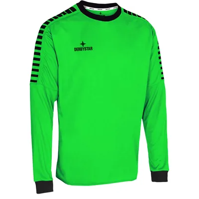 Image de Maillot de gardien de but DERBYSTAR Hyper, taille 164, vert noir