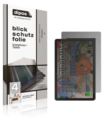 Produktbild von Blickschutzfolie für Whitedeer A7 matt Schutzfolie Folie Display Schutz dipos