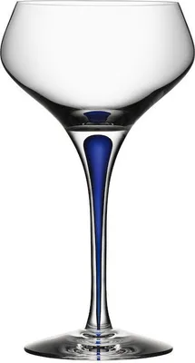 Produktbild von Orrefors - Erika Lagerbielke 'Intermezzo Blue Champagne Coupe 29 cl' !