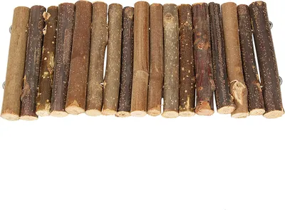 Obrázek produktu pro Křeček Flexibilní dřevěný most, žebřík pro plazy, myši, hlodavce, malá zvířata, žvýkací hračka (malý)