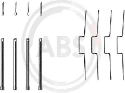 Produktbild von A.B.S. 1176Q Zubehörsatz Scheibenbremsbelag Vorne für LAND ROVER Defender SUV (L316) Defender Pickup (L316) Defender SUV Cabrio (L316) 110/127 (LDH)
