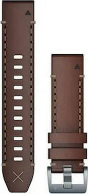 Produktbild von Garmin - 010-12738-04 - Ersatz-/Wechselarmband - QuickFit® 22 mm - Leder - Braun